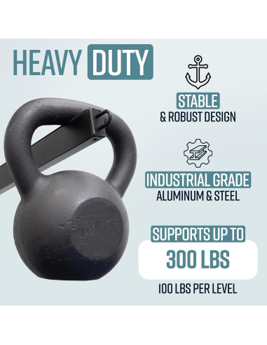 Soporte de Almacenamiento para 4 Kayaks Teal Triangle Negro