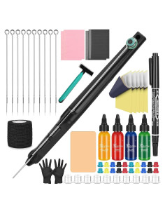 Kit de Tatuaje Manual BAMTTOO Estilo 2 con Herramientas y Estuche