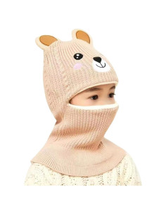 Conjunto de gorro y bufanda de invierno Genérico para bebés