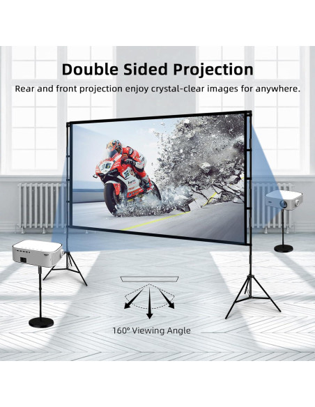 Pantalla de proyector Wootfairy 100" HD Plegable 16:9