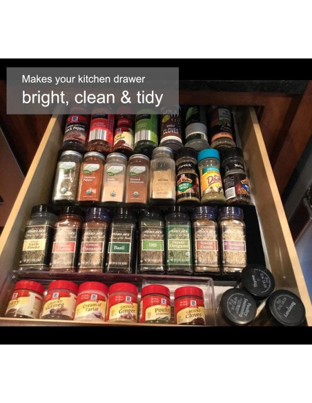 Organizador de Cajón Expandible Artibear para Especias, Set de 6