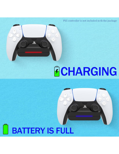 Soporte de Carga para Controlador PS5 REEYEAR con Cable 1m