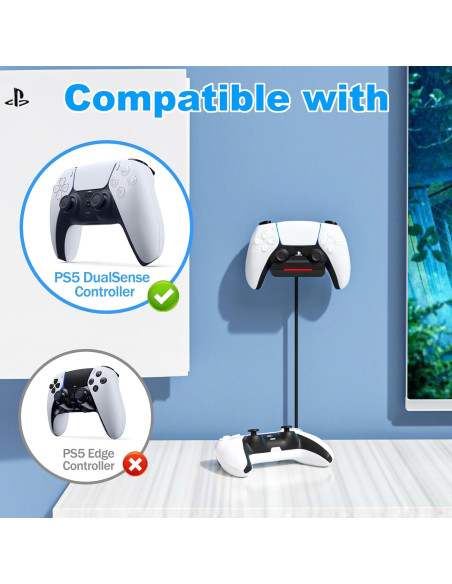 Soporte de Carga para Controlador PS5 REEYEAR con Cable 1m