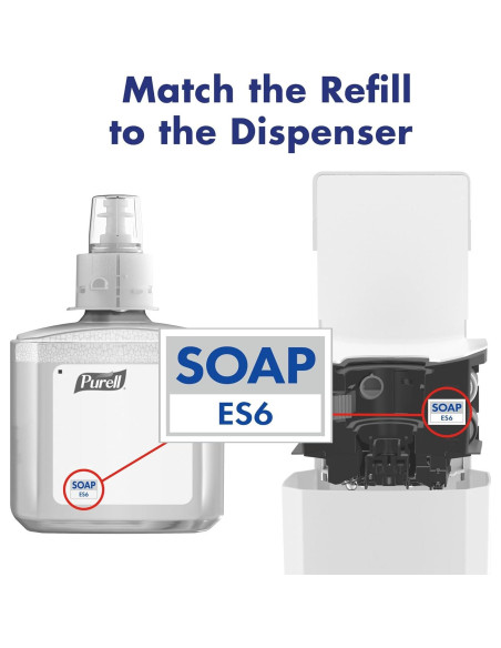 Dispensador Automático de Jabón Purell ES6 Blanco 1200 mL
