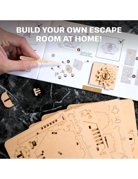 Juego de Rompecabezas 3D ESC WELT Fort Knox Box PRO - Enigma de Madera