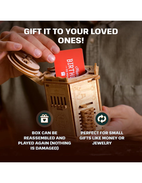 Juego de Rompecabezas 3D ESC WELT Fort Knox Box PRO - Enigma de Madera