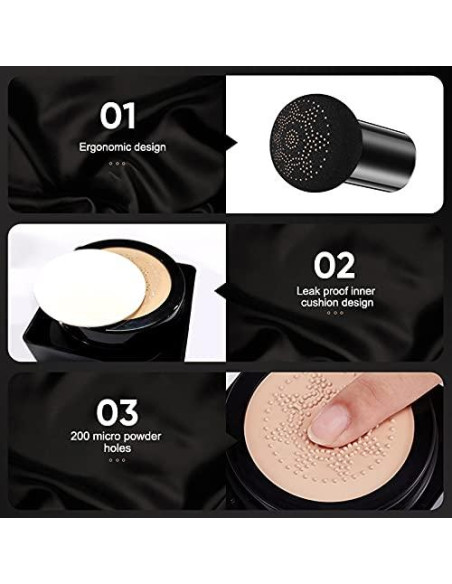 Crema CC NUIBO 2PCS Hidratante Larga Duración + 2 Esponjas