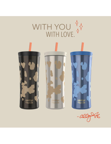 Tumbler Contigo Streeterville Ally Love 20oz Regaliz a Prueba de Fugas