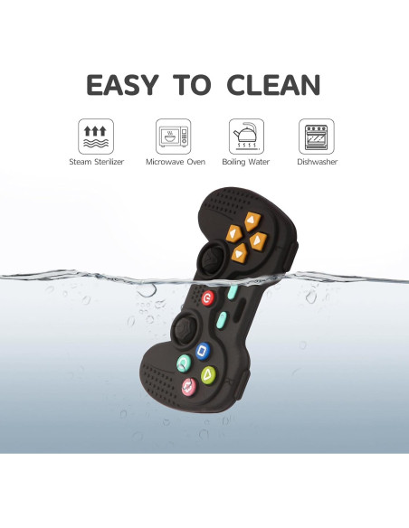 Mordedor de Silicona Chelpopo Control Remoto para Bebés 0-12 Meses Mordedor de Silicona Chelpopo Control Remoto para Bebés 0-12 Meses