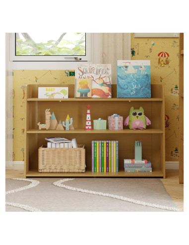 Estantería Montessori Babyletto Melo 3 Estantes Madera Miel