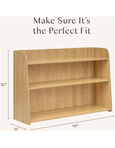 Estantería Montessori Babyletto Melo 3 Estantes Madera Miel