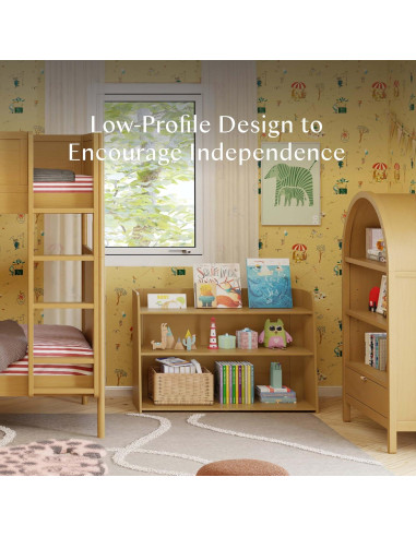 Estantería Montessori Babyletto Melo 3 Estantes Madera Miel