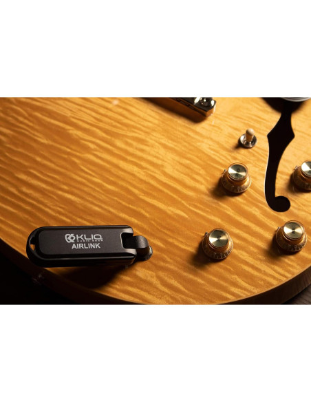 Sistema de guitarra inalámbrico KLIQ Airlink 5.8 GHz, audio 24 bits