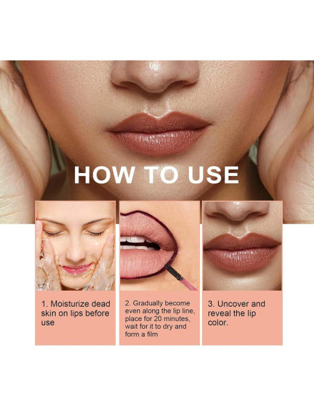 Juego de Lápiz Labial Desmontable Petansy 3 Colores