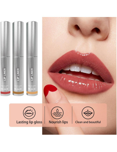 Juego de Lápiz Labial Desmontable Petansy 3 Colores