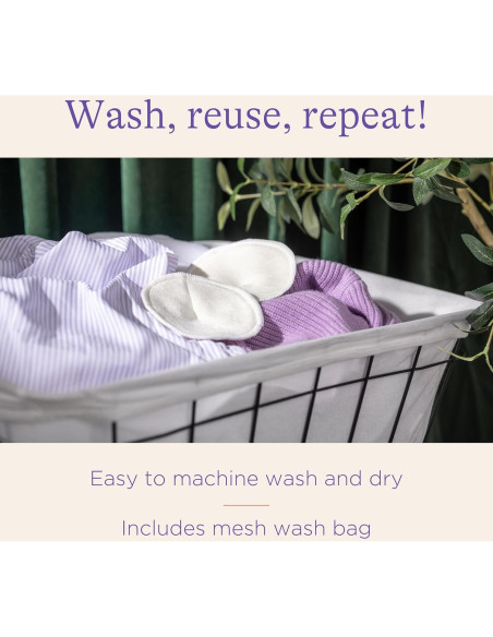 Almohadillas de Lactancia Lavables Lansinoh - 10 Unidades