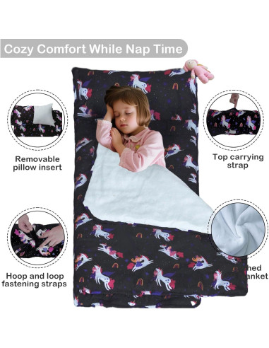 Colchoneta para Siesta Haleeone 132x56 cm con Almohada Desmontable