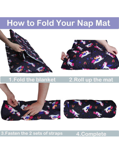 Colchoneta para Siesta Haleeone 132x56 cm con Almohada Desmontable