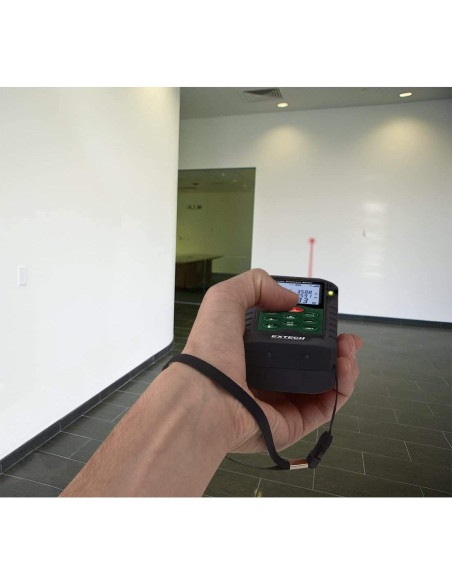 Medidor de Distancia Láser Extech DT40M - Rango 40m, Cálculos de Área y Volumen