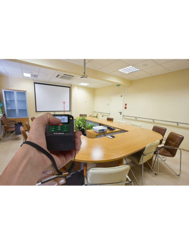 Medidor de Distancia Láser Extech DT40M - Rango 40m, Cálculos de Área y Volumen