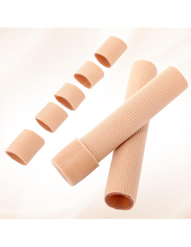 Tuberías de Gel para Dedos Hestya 6 Pcs 2 cm Acolchadas
