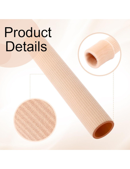 Tuberías de Gel para Dedos Hestya 6 Pcs 2 cm Acolchadas