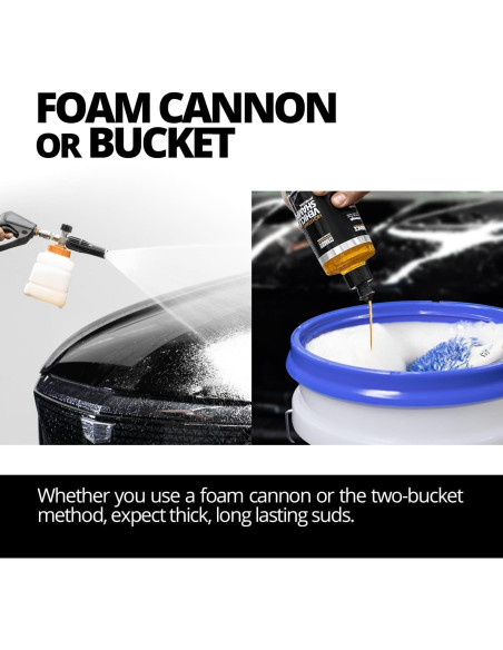 Champú Cerakote para Lavado de Autos 473 ml - Espuma Máxima