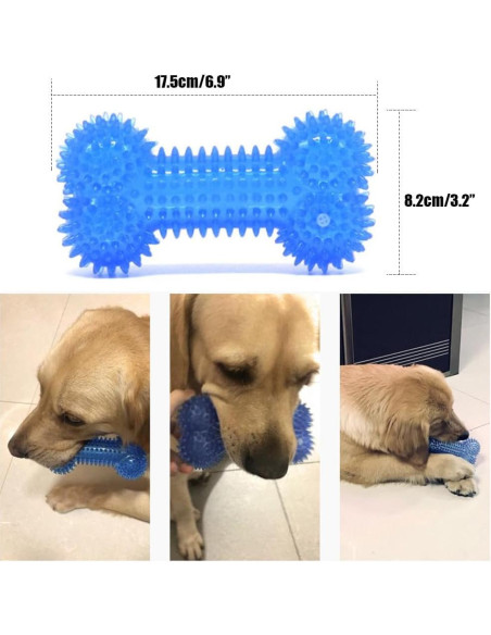Juguete de Masticar para Perros JQCUJQA Azul 17.5x8.1cm