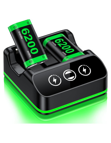 Paquete de Baterías Recargables NinjaPlusOX para Xbox One - 2x6200mAh