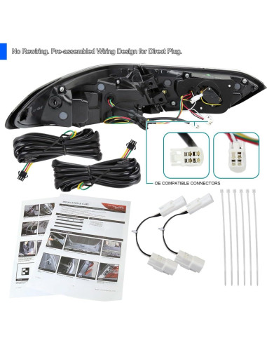 Luces Traseras LED SPEC-D TUNING para Toyota Camry 2018-2022