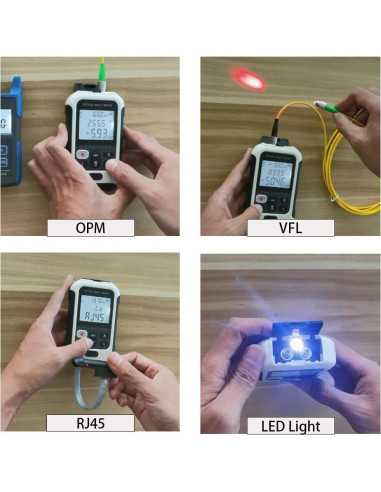 Medidor de Potencia Óptica TM570 3 en 1 con Localizador VFL