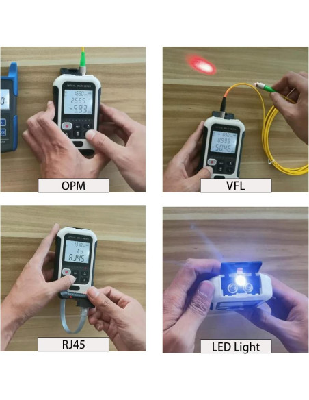Medidor de Potencia Óptica TM570 3 en 1 con Localizador VFL