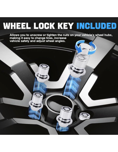 Juego de Tuercas de Bloqueo de Rueda M12x1.5 FOMIUZY Antirrobo