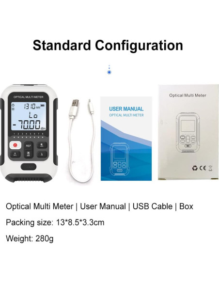 Medidor de Potencia Óptica TM570 3 en 1 con Localizador VFL