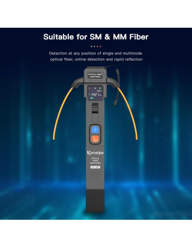 Identificador de Fibra Óptica KFI-35P con Medidor de Potencia