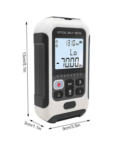 Medidor de Potencia Óptica Multifuncional Hilitand 800-1700nm