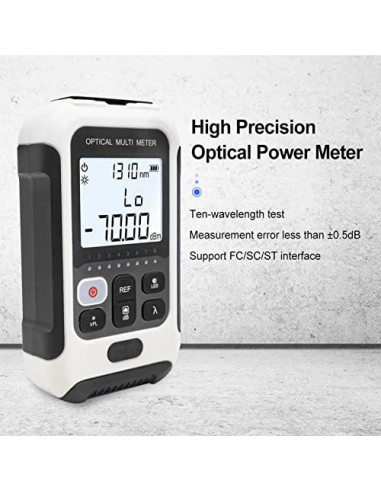 Medidor de Potencia Óptica Multifuncional Hilitand 800-1700nm