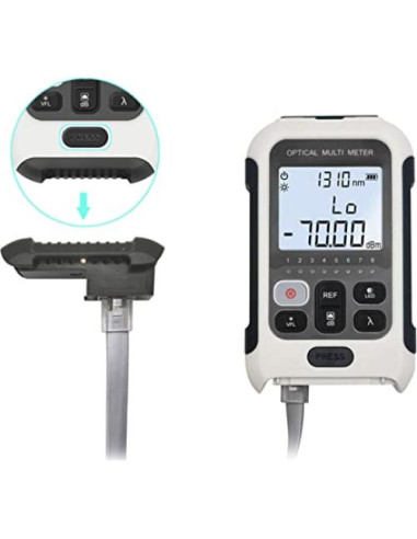 Medidor de Potencia Óptica Multifuncional Hilitand 800-1700nm