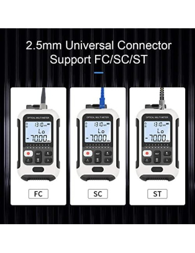 Medidor de Potencia Óptica Multifuncional Hilitand 800-1700nm