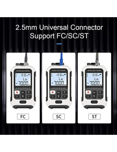 Medidor de Potencia Óptica Multifuncional Hilitand 800-1700nm