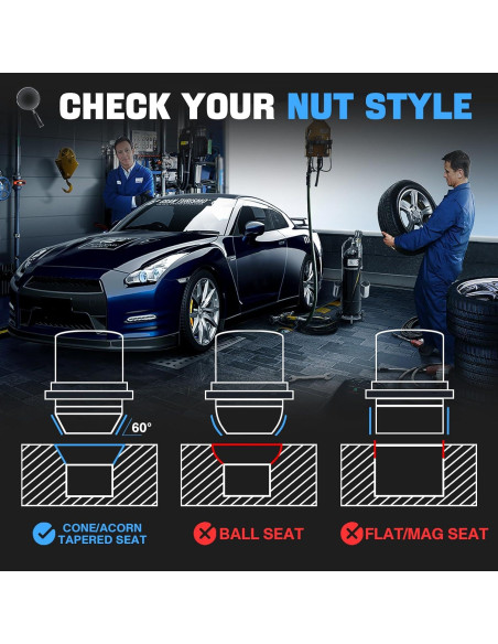 Juego de Tuercas de Bloqueo de Rueda M12x1.5 FOMIUZY Antirrobo