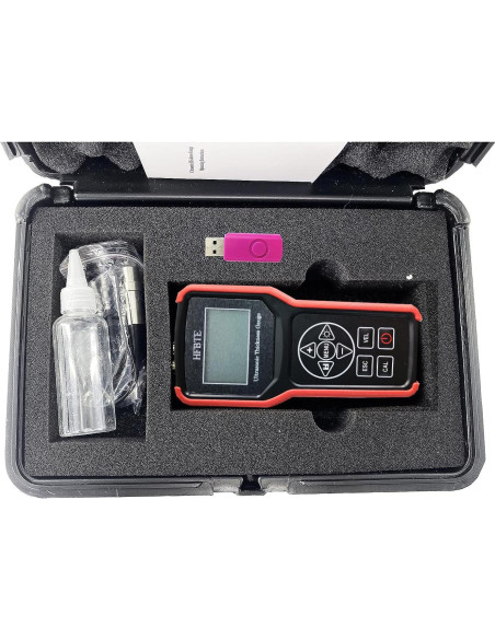 Medidor de Espesor Ultrasónico HFBTE 0.75-400 mm para Metales