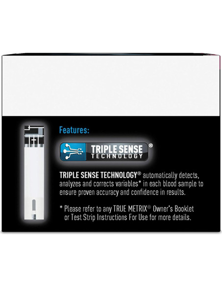 Tiras de Prueba de Glucosa True Metrix - 100 Unidades