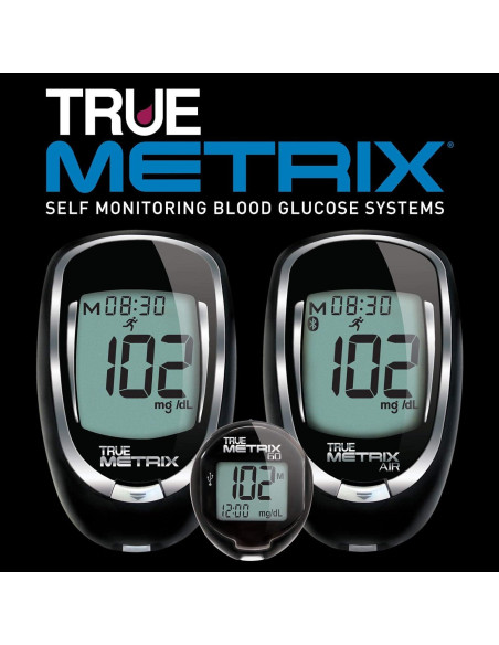 Tiras de Prueba de Glucosa True Metrix - 100 Unidades