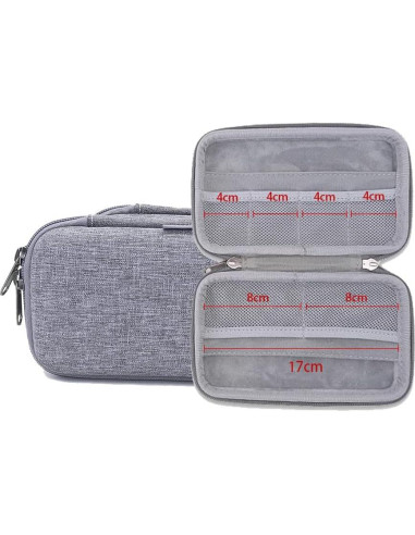 Estuche Organizador para Suministros Diabéticos eMorevalue 18.3x10.9cm