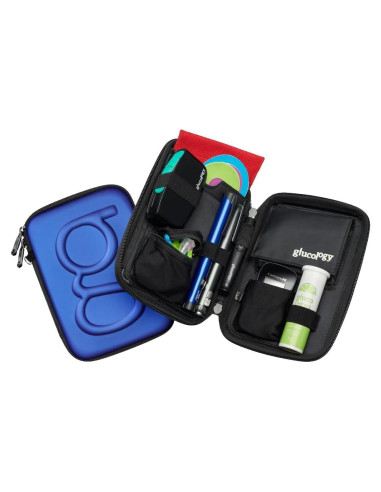Estuche de Viaje para Diabetes IBD Medical Azul 24x16x5 cm