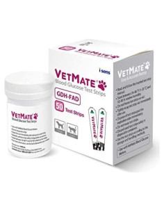 Tiras de Prueba para Diabetes VetMate - 50 Unidades para Mascotas