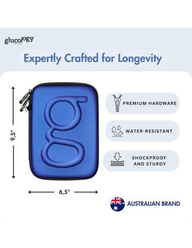 Estuche de Viaje para Diabetes IBD Medical Azul 24x16x5 cm