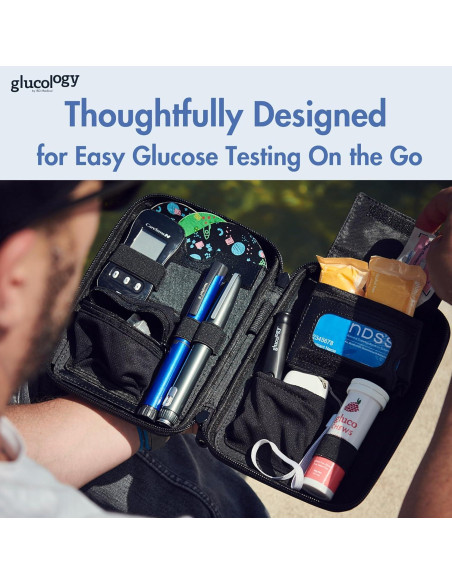 Estuche de Viaje para Diabetes IBD Medical Azul 24x16x5 cm