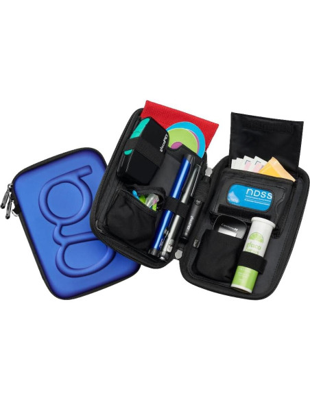 Estuche de Viaje para Diabetes IBD Medical Azul 24x16x5 cm